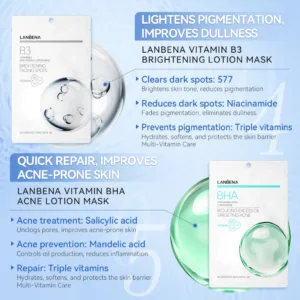 vitamin lotion mask improves dullness 