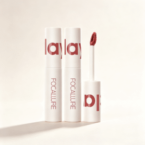 FOCALLURE Velvet Mist Lip Mud, Soft Matte Non-Drying Liquid Lipstick, Long Lasting Lip Clay, Multi-use Lip & Cheek Tint 104#