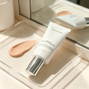 HEALOINE Moisture Concealer Foundation, Hydrating Coverage, Smooth Natural Finish, Long-Lasting Base Makeup
